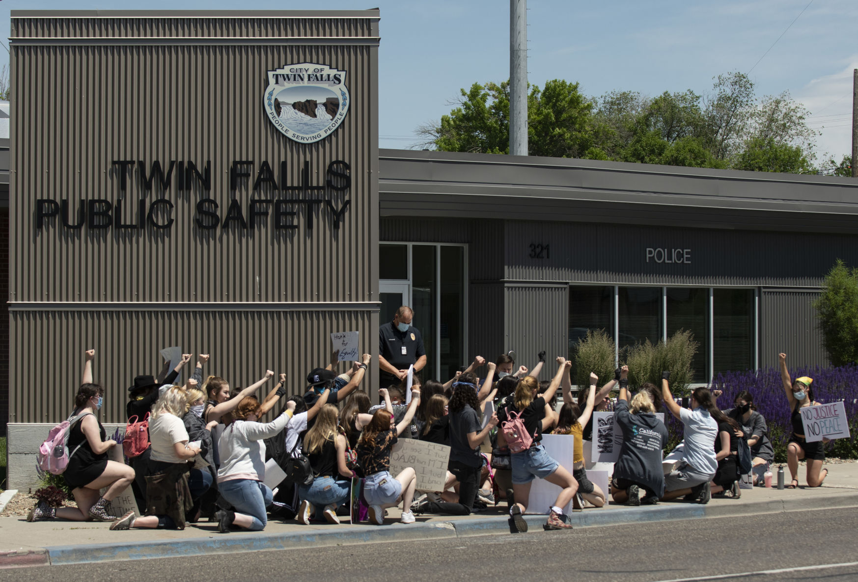 Peaceful protests